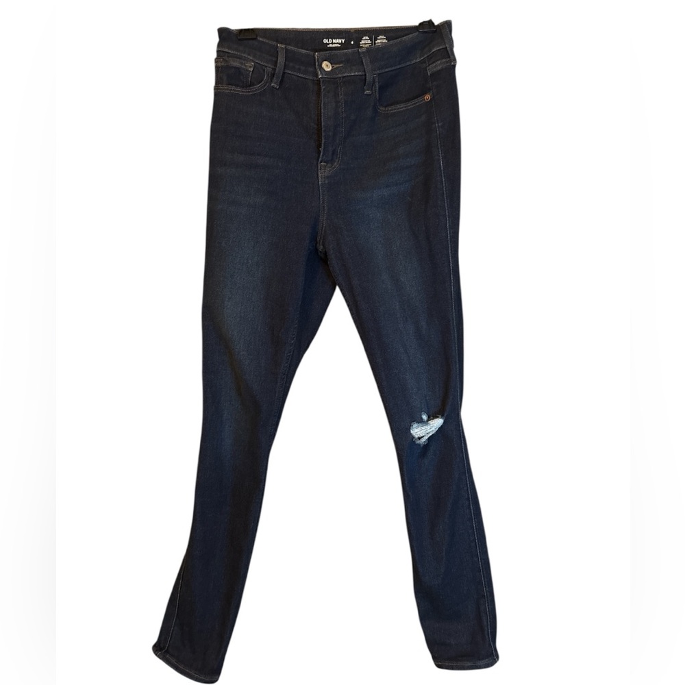 Old navy rockstar super skinny Dark Blue Distressed Jeans